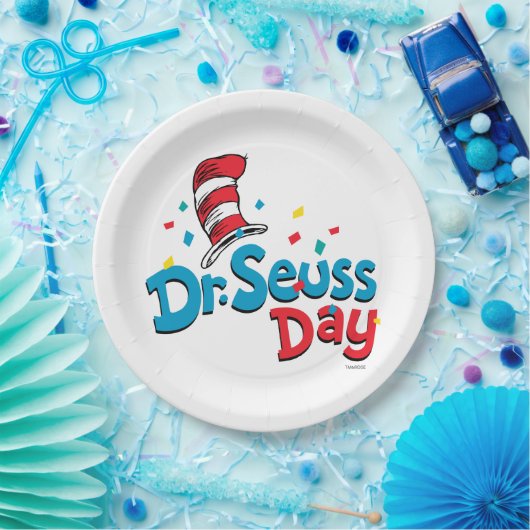 Assiettes En Carton Dr Seuss Day | Confetti (Fête)