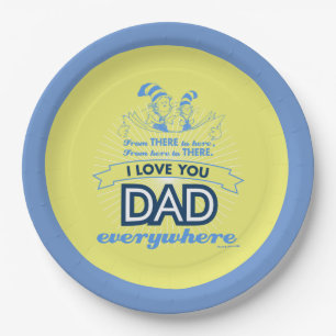 Assiettes En Carton Dr Seuss   Je t'aime Papa partout