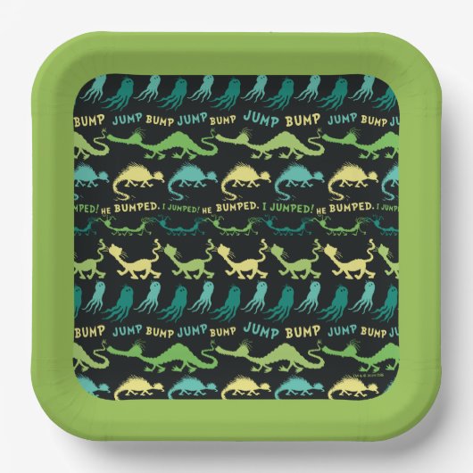 Assiettes En Carton Dr Seuss | Motif Hallowen "Bump Jump" (Recto)
