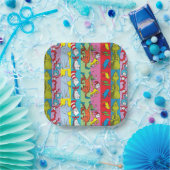 Assiettes En Carton Dr Seuss | Tranche de caractères (Fête)