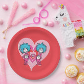 Assiettes En Carton Dr. Seuss Valentine | Chose une chose deux (Fête)
