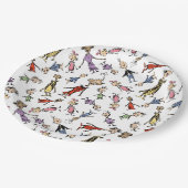 Assiettes En Carton Dr. Seuss Whoville Characters Festive Pattern (Angle)