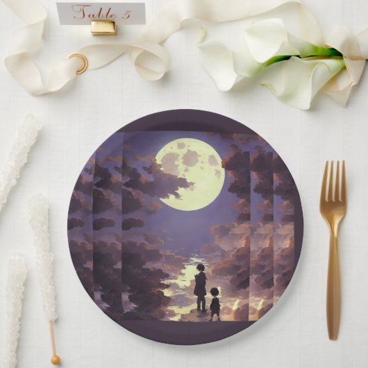 Assiettes En Carton Dracula Junior (Mariage)