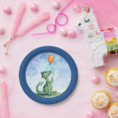 Assiettes En Carton Dragon 7" de ballon plaque à papier (Fête)