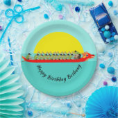 Assiettes En Carton Dragon Boat Racing (Fête)