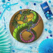 Assiettes En Carton Dragon chinois (Fête)