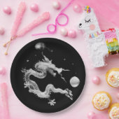 Assiettes En Carton Dragon - Cristal Dragon Lore, Naissance du Dragon (Fête)