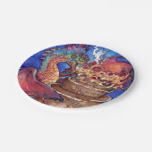 Assiettes En Carton Dragon de gâteau d'anniversaire (Angle)
