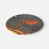 Assiettes En Carton Dragon de lave (Angle)