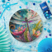 Assiettes En Carton Dragon d'encre et d'aquarelle de stylet (Fête)