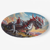 Assiettes En Carton Dragon Dreamscape (Angle)