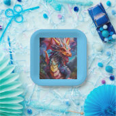 Assiettes En Carton Dragon éblouissant (Fête)