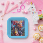 Assiettes En Carton Dragon éblouissant (Fête)