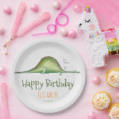 Assiettes En Carton Dragon étendu sur le sol (Fête)