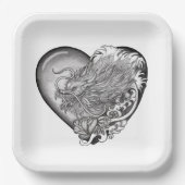 Assiettes En Carton Dragon Heart (Recto)
