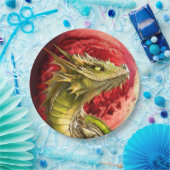 Assiettes En Carton Dragon sur Bloody Moon (Fête)
