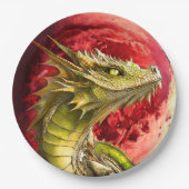 Assiettes En Carton Dragon sur Bloody Moon (Devant)