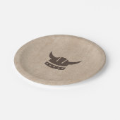 Assiettes En Carton Dragon & Viking Plaque papier d'anniversaire (Angle)