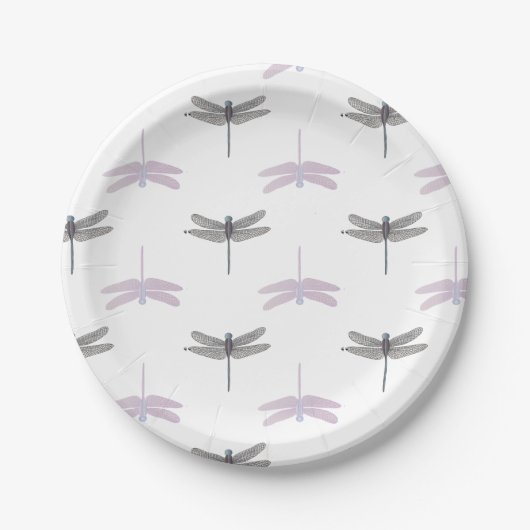 Assiettes En Carton Dragonfly (Devant)