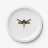 Assiettes En Carton Dragonfly Animal Art Graphic Dragonfly (2) (Devant)