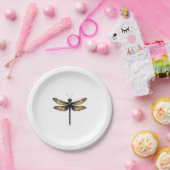 Assiettes En Carton Dragonfly Animal Art Graphic Dragonfly (3) (Fête)