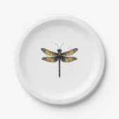Assiettes En Carton Dragonfly Animal Art Graphic Dragonfly (3) (Devant)