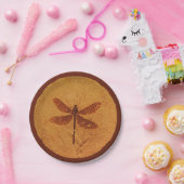 Assiettes En Carton Dragonfly fossile (Fête)