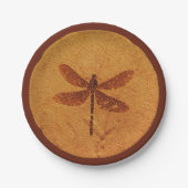 Assiettes En Carton Dragonfly fossile (Devant)