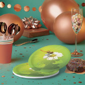 Assiettes En Carton Dragonfly On A Flower Paper Plates