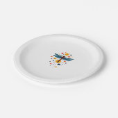 Assiettes En Carton Dragonfly Painting Art Animal Abstract Graphic Dra (Angle)