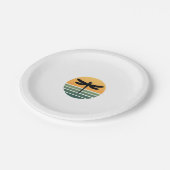 Assiettes En Carton Dragonfly Retro (4) (Angle)