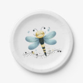 Assiettes En Carton Dragonfly Sleepy Whimsical (Devant)