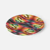 Assiettes En Carton Dragons arc-en-ciel (Angle)