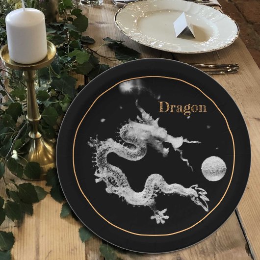 Assiettes En Carton Dragons & Cristal Dragon Lore /Naissance du Dragon