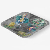Assiettes En Carton Dragons dans un coin (Angulaire)