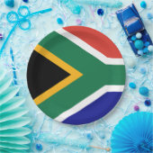 Assiettes En Carton Drapeau Afrique du Sud (Fête)