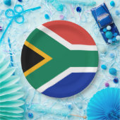 Assiettes En Carton Drapeau Afrique du Sud (Fête)