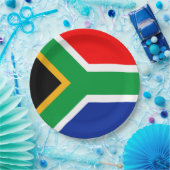 Assiettes En Carton Drapeau Afrique du Sud (Fête)