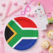 Assiettes En Carton Drapeau Afrique du Sud (Fête)