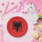 Assiettes En Carton Drapeau albanais & patriotes du parti albanais /sp (Fête)