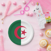 Assiettes En Carton Drapeau algérien (Fête)