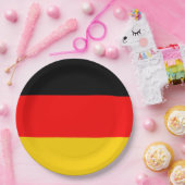 Assiettes En Carton Drapeau Allemagne (Fête)