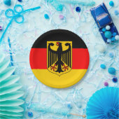 Assiettes En Carton Drapeau allemand (Fête)