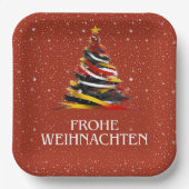 ASSIETTES EN CARTON DRAPEAU ALLEMAND INSPIRÉ (Recto)