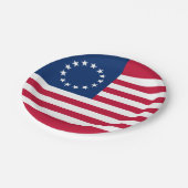 Assiettes En Carton Drapeau américain Betsy Ross (Angle)