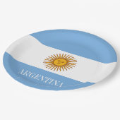 Assiettes En Carton Drapeau argentin Bandera De Argentina (Angle)