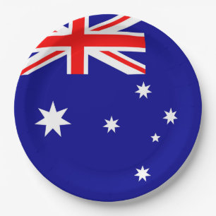 Assiettes En Carton Drapeau Australie