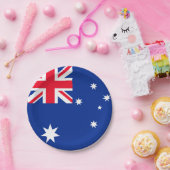 Assiettes En Carton Drapeau Australie (Fête)