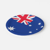 Assiettes En Carton Drapeau Australie (Angle)