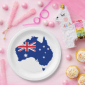 Assiettes En Carton Drapeau australien (Fête)